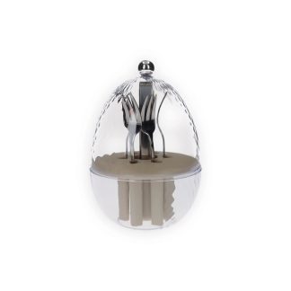 Mini Ovetti 6pz Forchette/Cucchiai Brandani