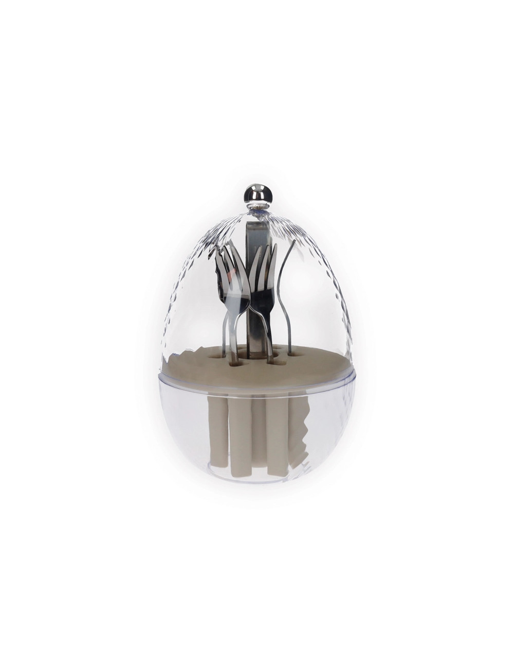 Mini Ovetti 6pz Forchette/Cucchiai Brandani