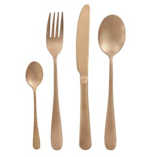 Set 16pz Posate Old Gold Brandani