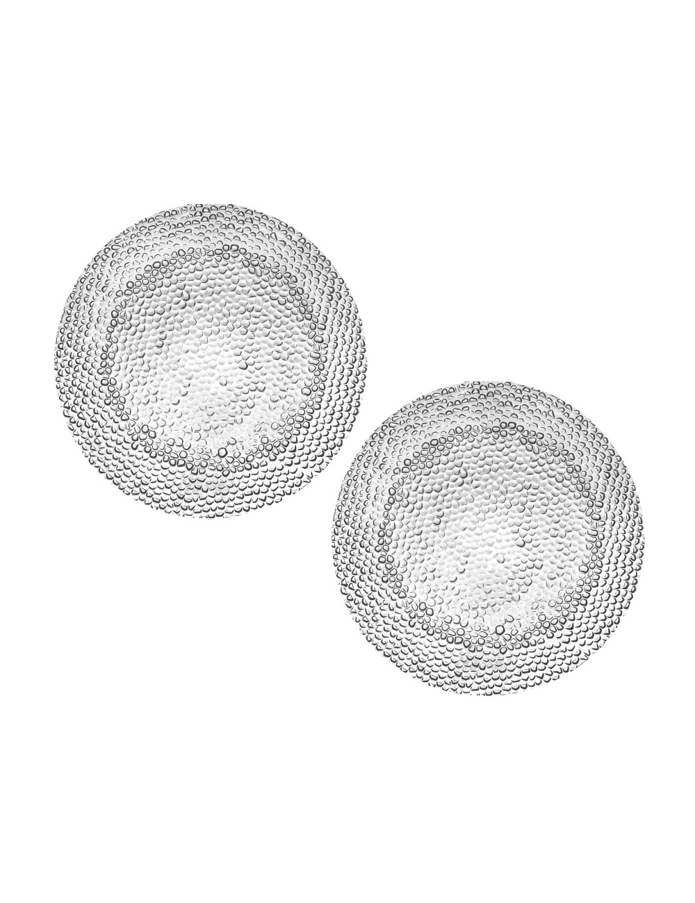 Set.2 Piattini Drop Vetro Brandani