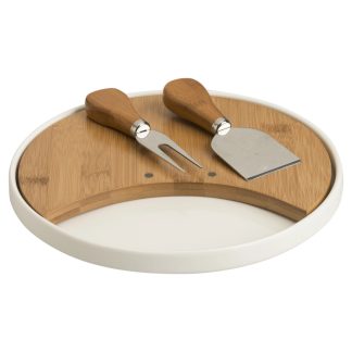 Tagliere con 2 Coltelli Brandani