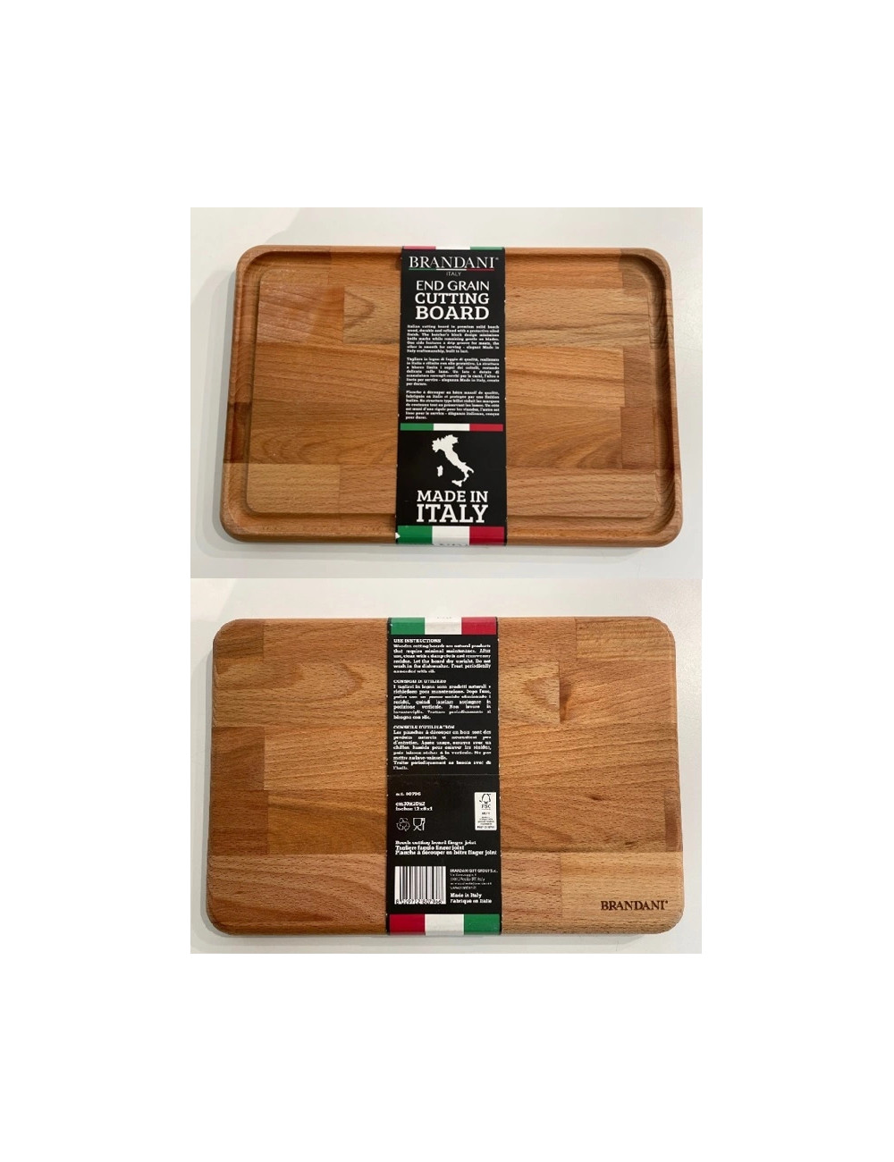 Tagliere Faggio 45x30 Finger Joint Brandani
