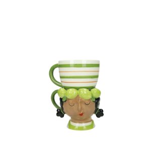 Tazza Double Lady Lime/Fragola/Limone Brandani